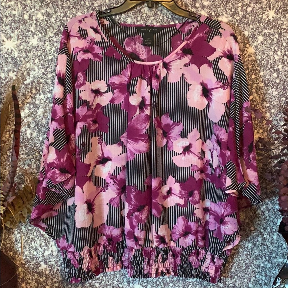 Final price drop🔸Ladies plus size purple blouse